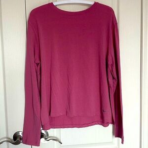 NIKE Yoga Loose-Fitting Long-Sleeve Top